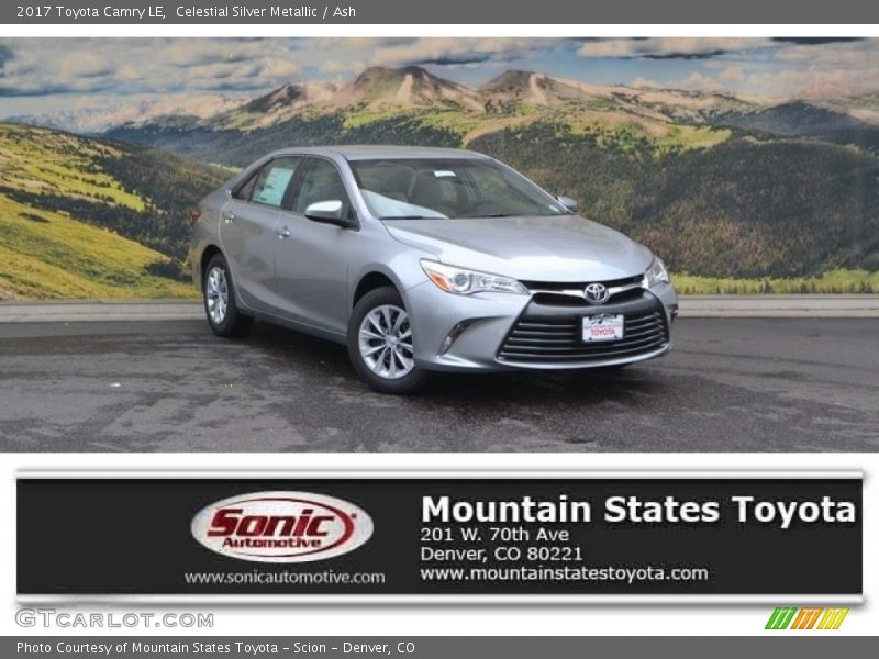 Celestial Silver Metallic / Ash 2017 Toyota Camry LE