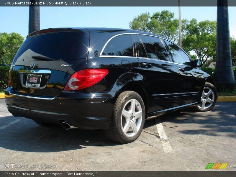 Black / Black 2006 Mercedes-Benz R 350 4Matic
