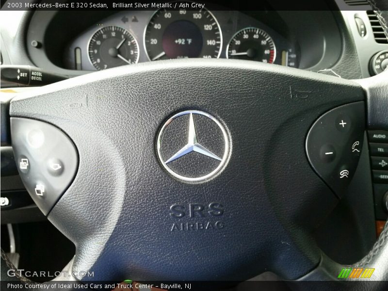 Brilliant Silver Metallic / Ash Grey 2003 Mercedes-Benz E 320 Sedan