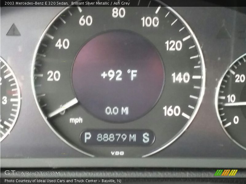 Brilliant Silver Metallic / Ash Grey 2003 Mercedes-Benz E 320 Sedan