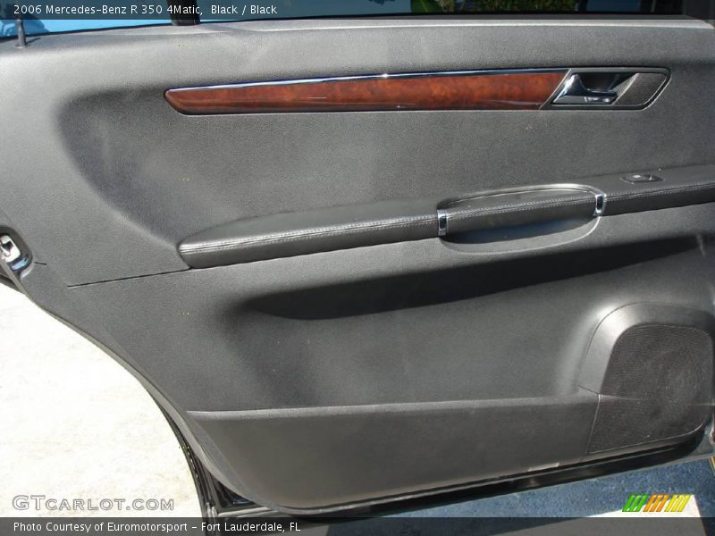 Black / Black 2006 Mercedes-Benz R 350 4Matic