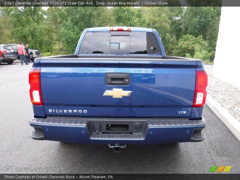 Deep Ocean Blue Metallic / Cocoa/­Dune 2017 Chevrolet Silverado 1500 LTZ Crew Cab 4x4