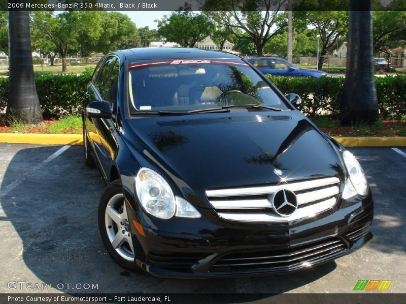 Black / Black 2006 Mercedes-Benz R 350 4Matic