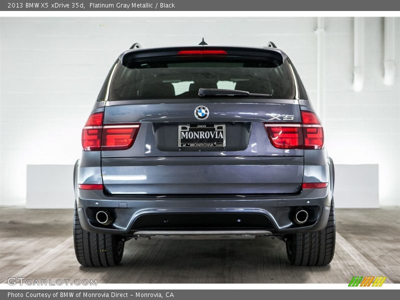 Platinum Gray Metallic / Black 2013 BMW X5 xDrive 35d