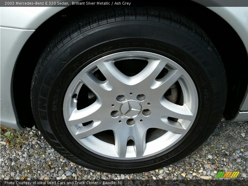 Brilliant Silver Metallic / Ash Grey 2003 Mercedes-Benz E 320 Sedan