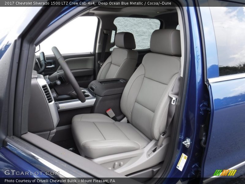 Front Seat of 2017 Silverado 1500 LTZ Crew Cab 4x4