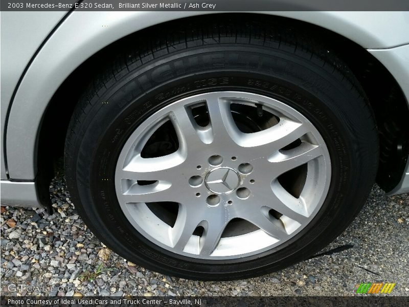 Brilliant Silver Metallic / Ash Grey 2003 Mercedes-Benz E 320 Sedan