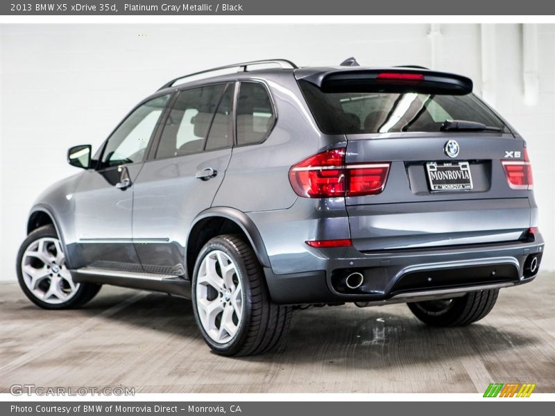 Platinum Gray Metallic / Black 2013 BMW X5 xDrive 35d