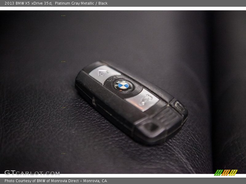 Platinum Gray Metallic / Black 2013 BMW X5 xDrive 35d