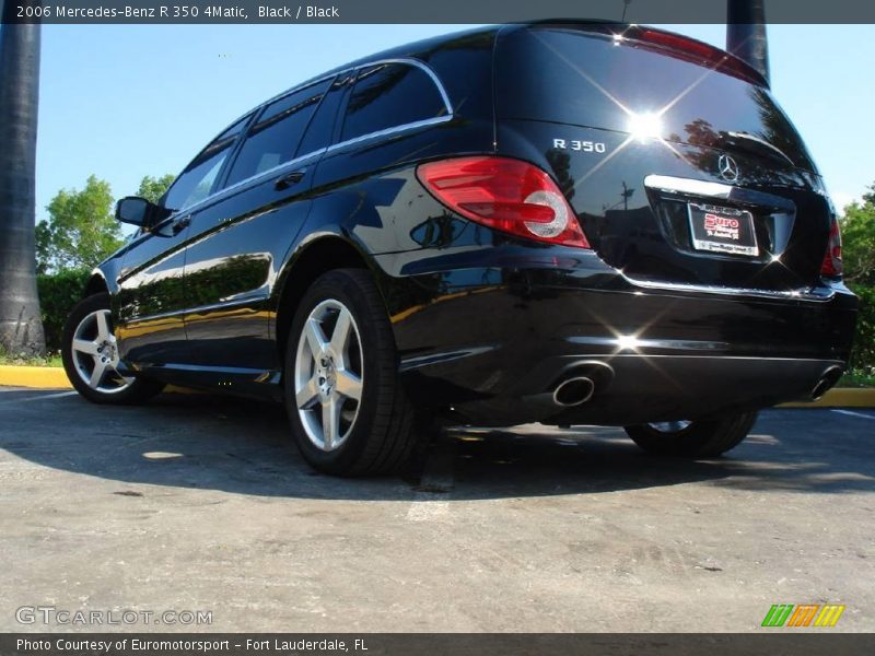 Black / Black 2006 Mercedes-Benz R 350 4Matic