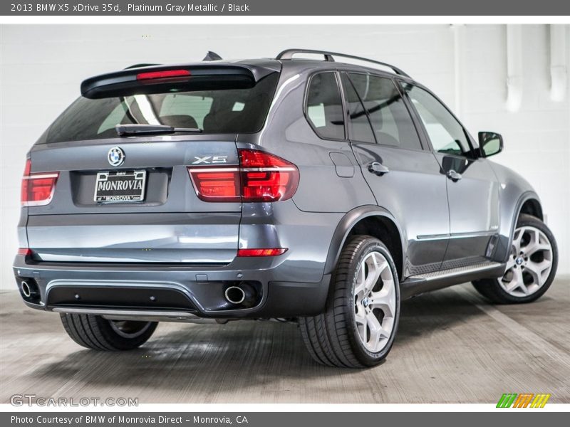 Platinum Gray Metallic / Black 2013 BMW X5 xDrive 35d