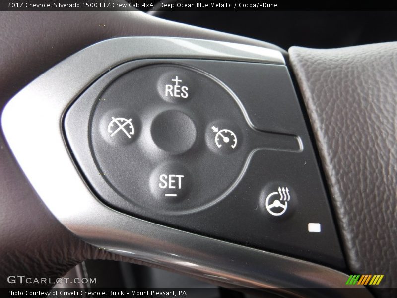 Controls of 2017 Silverado 1500 LTZ Crew Cab 4x4