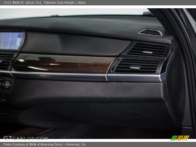 Platinum Gray Metallic / Black 2013 BMW X5 xDrive 35d