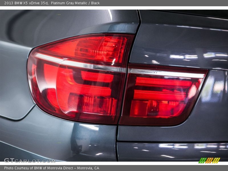 Platinum Gray Metallic / Black 2013 BMW X5 xDrive 35d