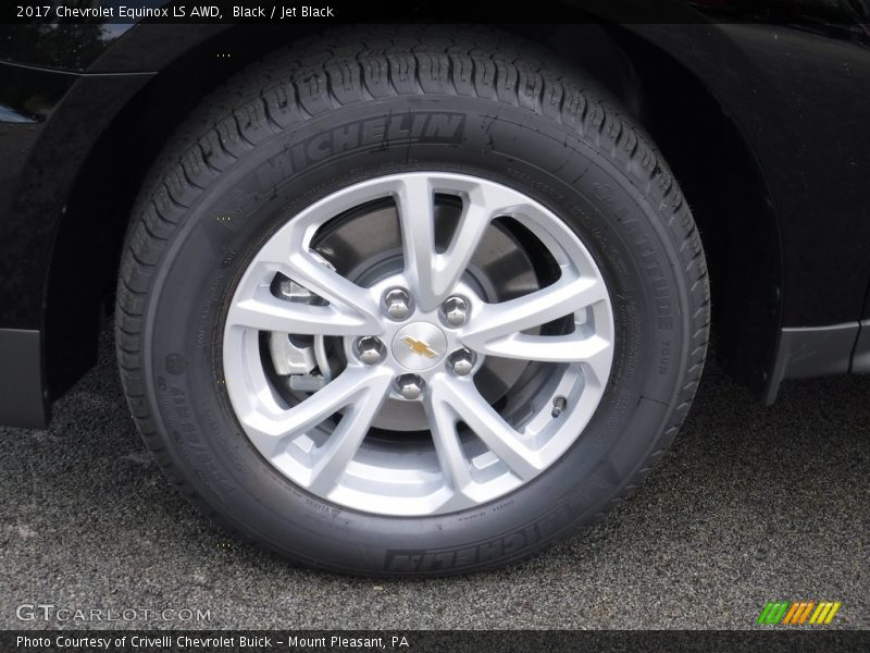 Black / Jet Black 2017 Chevrolet Equinox LS AWD