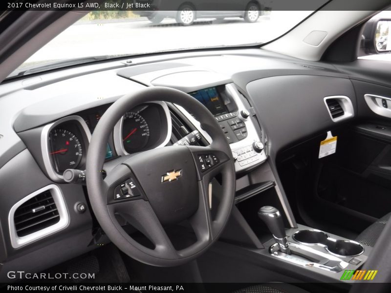 Black / Jet Black 2017 Chevrolet Equinox LS AWD