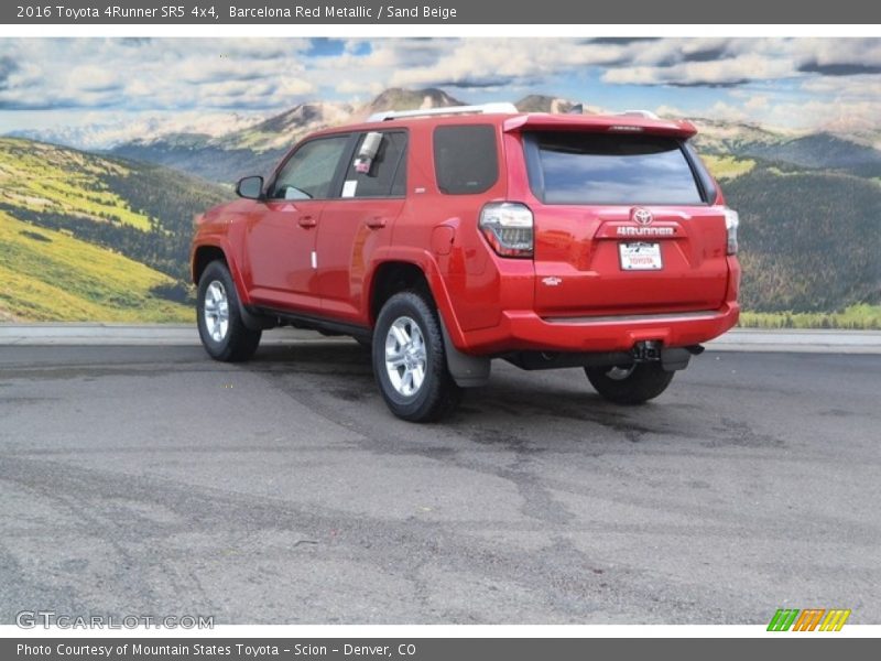 Barcelona Red Metallic / Sand Beige 2016 Toyota 4Runner SR5 4x4