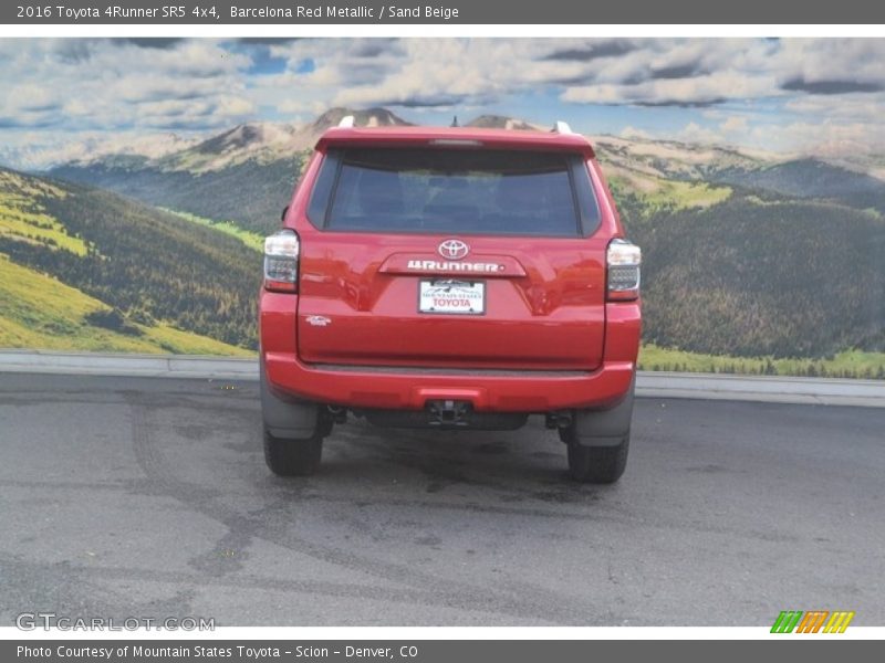 Barcelona Red Metallic / Sand Beige 2016 Toyota 4Runner SR5 4x4