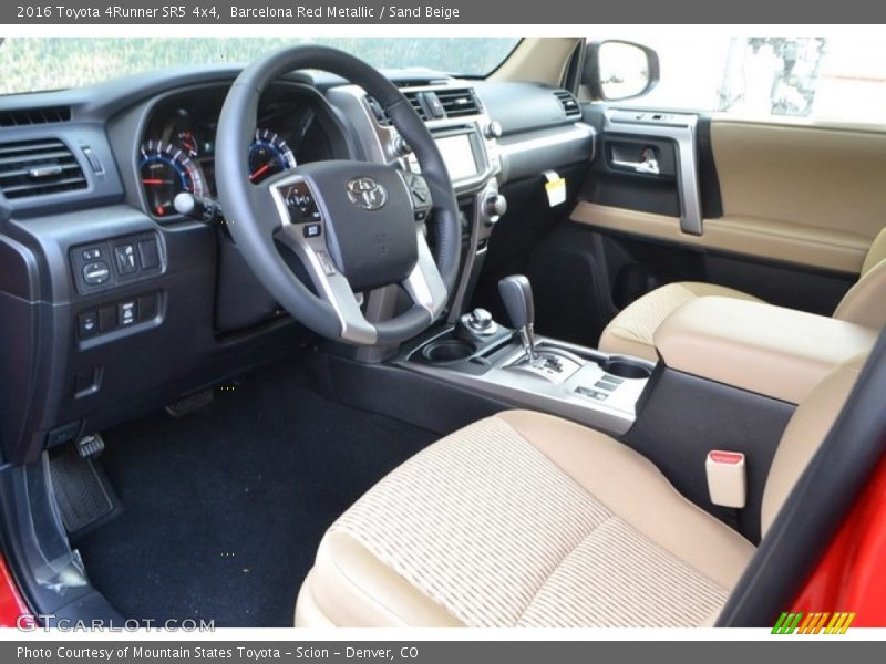 Barcelona Red Metallic / Sand Beige 2016 Toyota 4Runner SR5 4x4