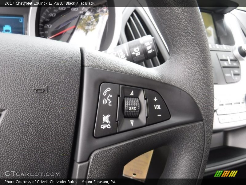 Black / Jet Black 2017 Chevrolet Equinox LS AWD