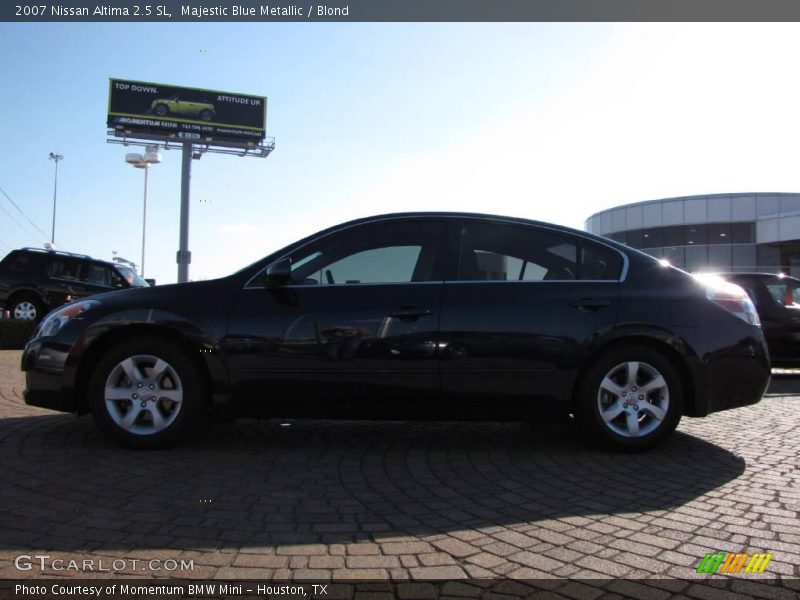 Majestic Blue Metallic / Blond 2007 Nissan Altima 2.5 SL