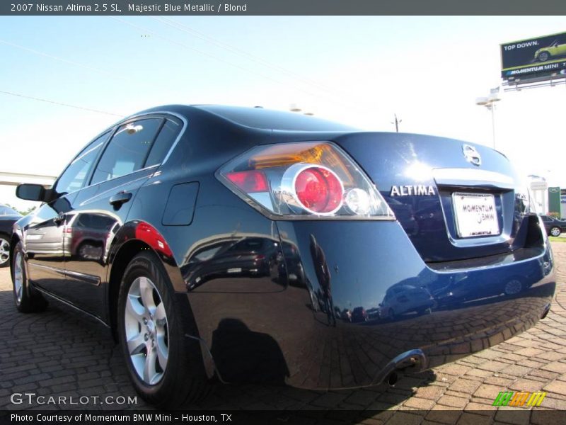 Majestic Blue Metallic / Blond 2007 Nissan Altima 2.5 SL