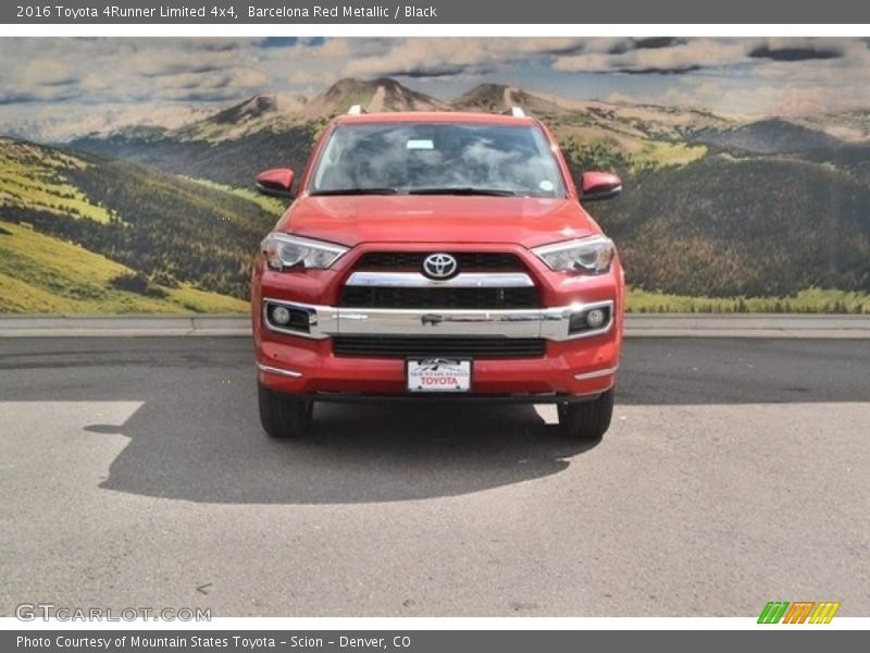 Barcelona Red Metallic / Black 2016 Toyota 4Runner Limited 4x4