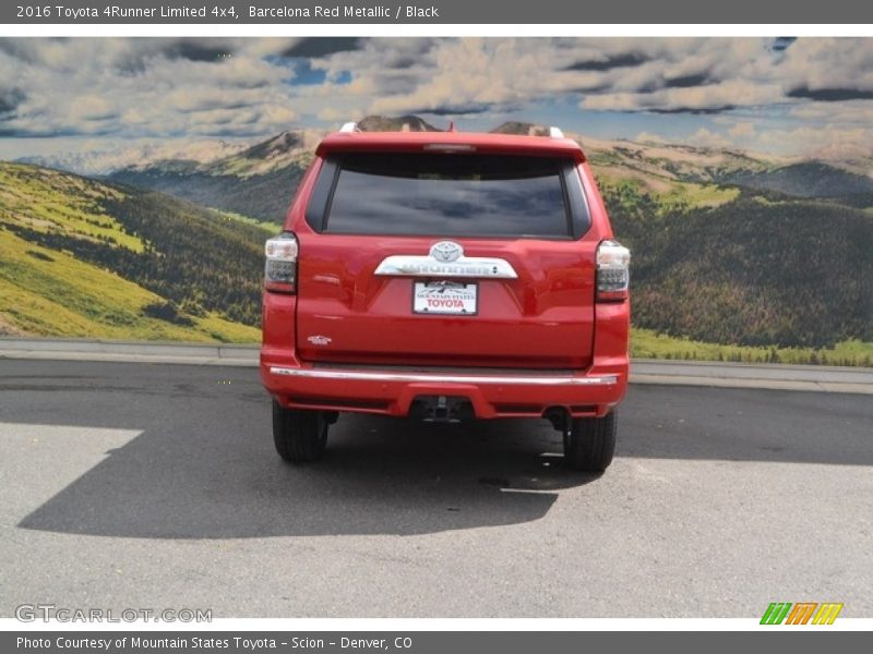 Barcelona Red Metallic / Black 2016 Toyota 4Runner Limited 4x4
