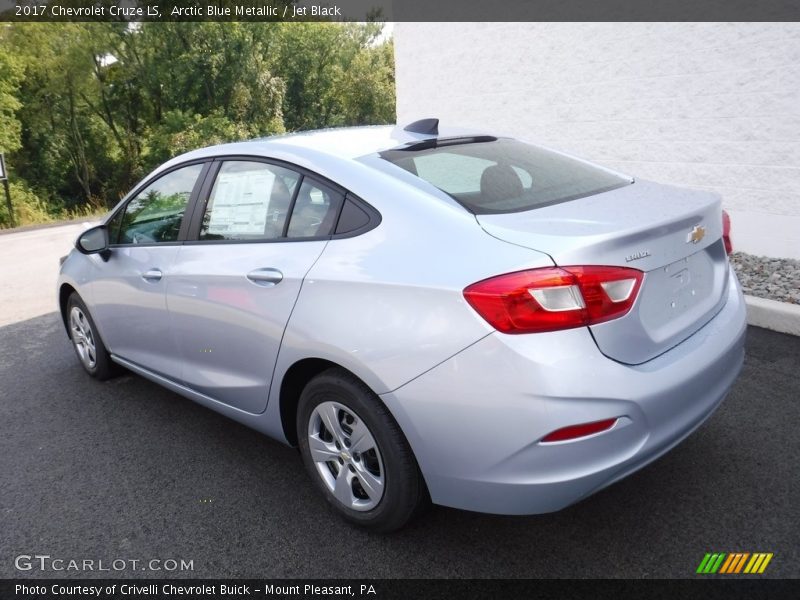 Arctic Blue Metallic / Jet Black 2017 Chevrolet Cruze LS