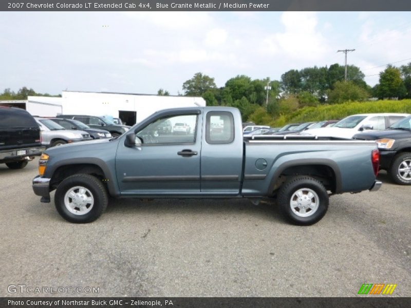 Blue Granite Metallic / Medium Pewter 2007 Chevrolet Colorado LT Extended Cab 4x4