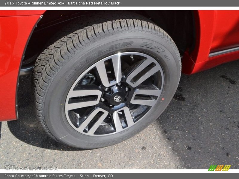 Barcelona Red Metallic / Black 2016 Toyota 4Runner Limited 4x4