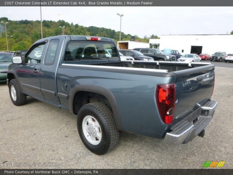 Blue Granite Metallic / Medium Pewter 2007 Chevrolet Colorado LT Extended Cab 4x4