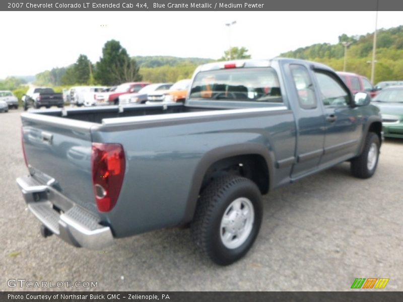 Blue Granite Metallic / Medium Pewter 2007 Chevrolet Colorado LT Extended Cab 4x4