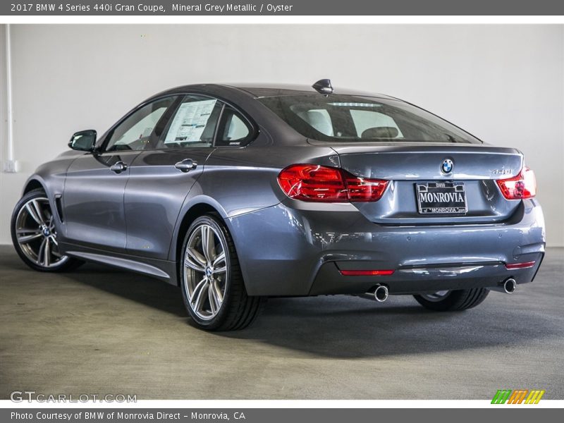 Mineral Grey Metallic / Oyster 2017 BMW 4 Series 440i Gran Coupe