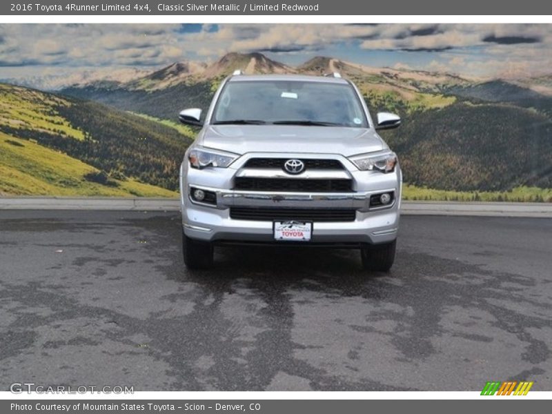Classic Silver Metallic / Limited Redwood 2016 Toyota 4Runner Limited 4x4