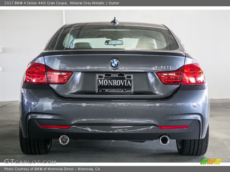 Mineral Grey Metallic / Oyster 2017 BMW 4 Series 440i Gran Coupe