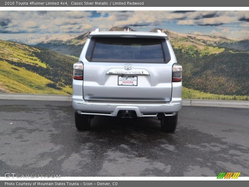 Classic Silver Metallic / Limited Redwood 2016 Toyota 4Runner Limited 4x4