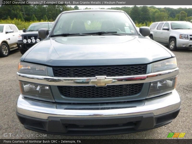 Blue Granite Metallic / Medium Pewter 2007 Chevrolet Colorado LT Extended Cab 4x4