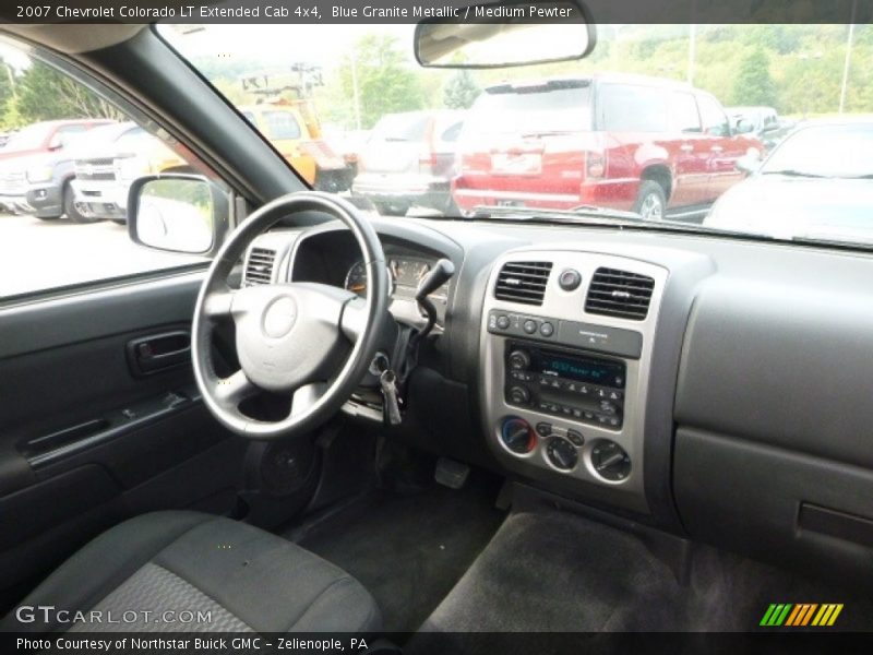 Blue Granite Metallic / Medium Pewter 2007 Chevrolet Colorado LT Extended Cab 4x4