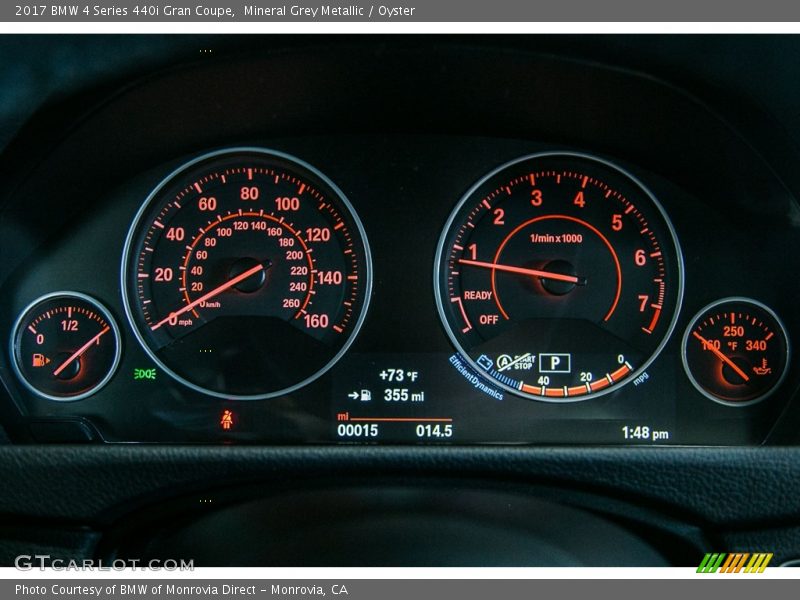  2017 4 Series 440i Gran Coupe 440i Gran Coupe Gauges