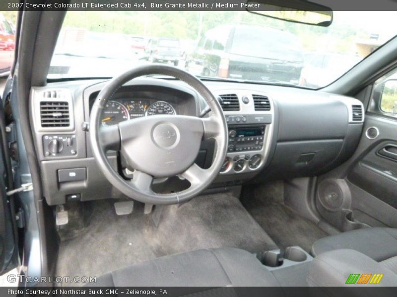 Blue Granite Metallic / Medium Pewter 2007 Chevrolet Colorado LT Extended Cab 4x4