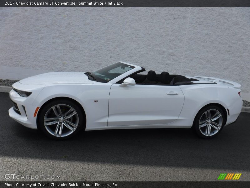 Summit White / Jet Black 2017 Chevrolet Camaro LT Convertible