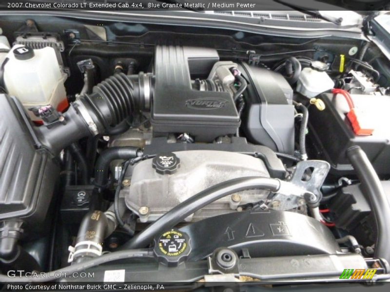 Blue Granite Metallic / Medium Pewter 2007 Chevrolet Colorado LT Extended Cab 4x4