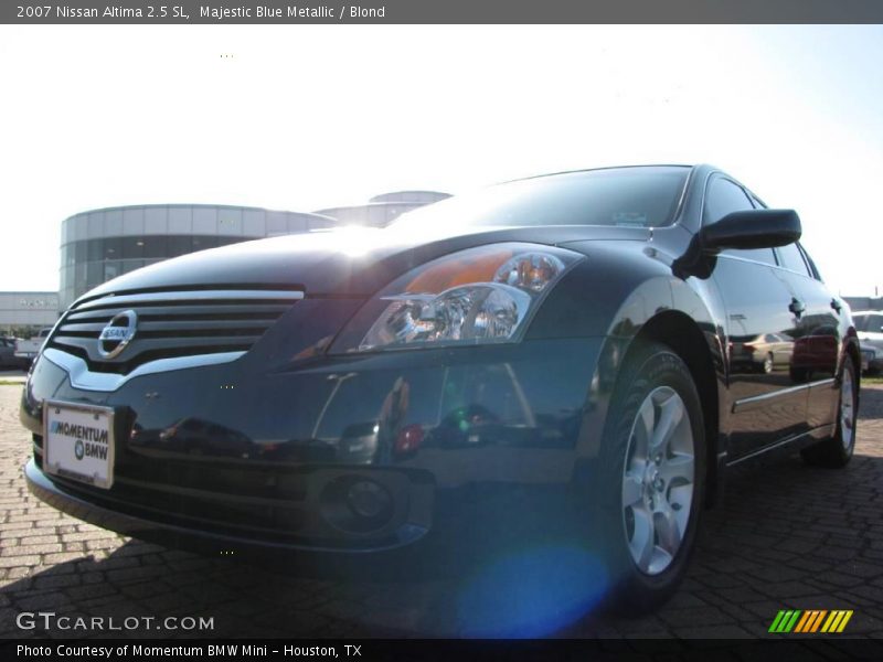 Majestic Blue Metallic / Blond 2007 Nissan Altima 2.5 SL