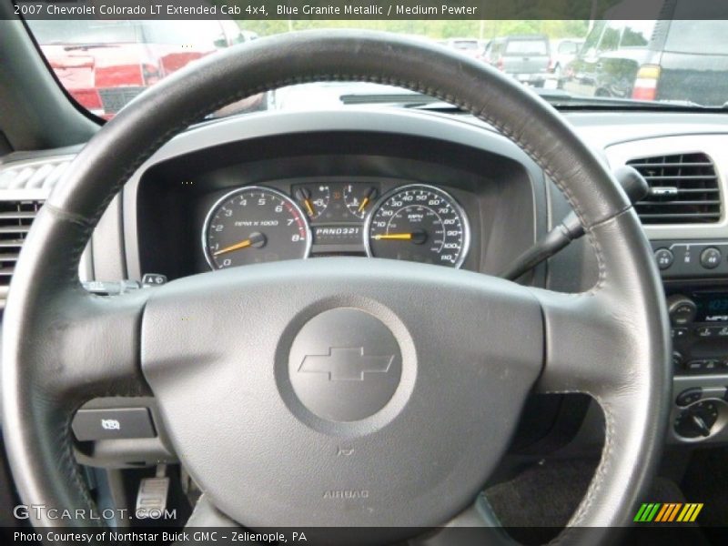 Blue Granite Metallic / Medium Pewter 2007 Chevrolet Colorado LT Extended Cab 4x4