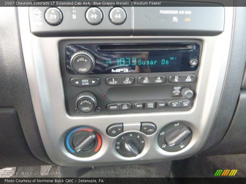 Blue Granite Metallic / Medium Pewter 2007 Chevrolet Colorado LT Extended Cab 4x4