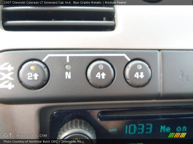 Blue Granite Metallic / Medium Pewter 2007 Chevrolet Colorado LT Extended Cab 4x4
