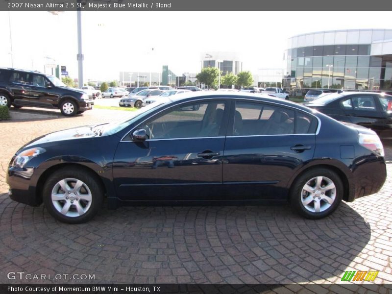 Majestic Blue Metallic / Blond 2007 Nissan Altima 2.5 SL
