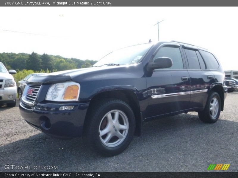 Midnight Blue Metallic / Light Gray 2007 GMC Envoy SLE 4x4