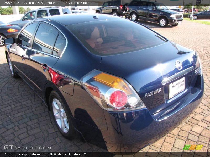 Majestic Blue Metallic / Blond 2007 Nissan Altima 2.5 SL